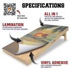 American Eagle Flag Patriotic Washed Cornhole Board Vinyl Wrap Laminated Set