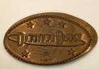 Downtown Disney Logo Stars Retired Copper Elongated Collectible Pressed Penny