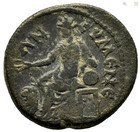   rare  7 In Rpc   Phrygia  Eumeneia  Dionysos   Cybele  138-192 Ad   A3978