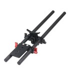 2pcs 40cm Carbon Fiber Tube Rod W  15mm Telephoto Lens For Rig Rail Slr Cameras