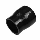 Black 2  To 2 5  Straight Silicone Hose Reducer Turbo 51-63mm Coupler Pipe