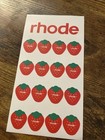 Rhode Inspired Stickers Set Of 1 Sheet Cinammon Or Strawberry  Sticker