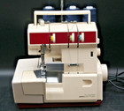 Happy Lock Serger Sewing Machine Model 1867  W  Pedal   Cord -tested