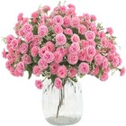 Small Carnation Artificial Flower Bulk Fake Stem Silk Home Decoration
