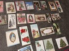 Vintage Christmas Card Lot Used