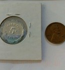 Chicago Illinois Trade Token    Adam s Tavern   Good For 5   In Drinks 