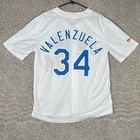 Los Angeles Dodgers Fernando Valenzuela 34 Baseball Jersey White Xl 1981