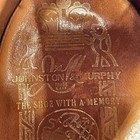 Johnston Murphy Aristocraft Wingtip Blucher Shoes Mens 9 Burgundy Leather Office