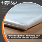 Vinyl Styl   12inch Vinyl Record Outer Sleeve Polyethylene - 100 Count  clear   n