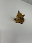 Vintage Flocked Spotted Sitting Baby Deer Fawn Parma Aai Japan