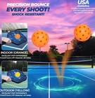 Usapa Approved Pickleball Paddles Set Of 4 - Fiberglass Surface  Balls   Bag 