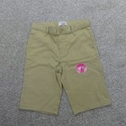 The Childrens Place Shorts Girls 10 Slim Blue Beige Chino Stretch 2 Pairs