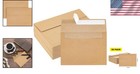 Elegant 50 Pack Self-seal Kraft Paper Envelopes 5x7 For Invitations   Postcards