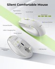 Seenda Wireless Bluetooth Keyboard Mouse Combo coe401 Rechargeable Silent T04-30
