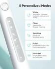 Fairywill Sonic Electric Toothbrush Usb Rechargeable 4 Brush Heads 5 Modes Timer