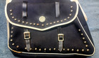Vintage  Western Style  Studded Decor  Bicycle Saddle Bags  From A 1950s Schwinn