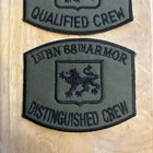 Lot Of 3 Us Army 1st Battalion 68th Armor Regiment Tank Crew Qualification Patch