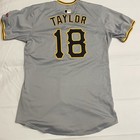 Game Worn Michael A  Taylor Pittsburgh Pirates 2024 Jersey Used Grey Road 44