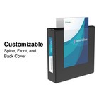 Staples Heavy Duty 1  3-ring View Binder Black  24664  82701