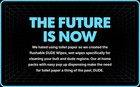 Dude Wipes Flushable Wipes  Xl On-the-go Wet Wipes  Unscented  30 Count