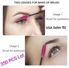 350 Pcs Eyelash Makeup Brushes Extension Disposable Eyebrow Mascara Applicator