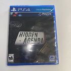 Hidden Agenda  sony  Playstation 4  2017  Ps4 New Sealed