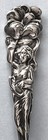 Antique Raphael Alvin Sterling Silver Art Nouveau Figural Woman Demitasse Spoon