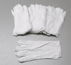 Inspection Gloves White Cotton Glove Lisle 1 Dz For Jewelry Silverware And Coins
