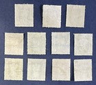 India Service Stamps From 1958-59  Lot Of 11  Used  Previously Hinged 