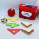 Baby Gund My First Lunch Box Baby Kids Plush Play Set Sensory Toys Rattle Set 8