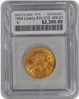 1894 Liberty  10 Icg  Ms 61