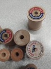 Lot Of  13 Vintage Empty Wooden Thread Spools Sewing Crafts
