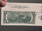 1976 Bicentennial First Day Of Issue Two Dollar Bill  wisconsin 