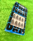 Kiss Nail Drip Sculpted Almond Press-on Nails Brown Silver Glitter Glue Included