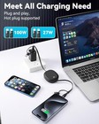 2 Pack 100w Usb-c Fast Charger Adapter For Iphone  Samsung Galaxy  3 86ft 