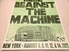 Rage Against The Machine Msg Event Poster August 2022 Mint   1500  last One