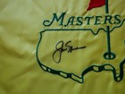 Jack Nicklaus Autographed Undated Masters Flag  Psa dna Authenticated 