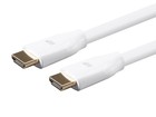 Monoprice Certified Premium High Speed Hdmi Cable 3ft White Hdr  18gbps  28awg