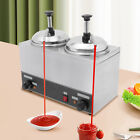 2l 2 1qt 2-heads Commercial Chocolate Warmer Electric Cheese Sauce Pump  700w
