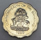 1998 Bahamas 10 Ten Cents - Circulated Bahamian Copper Nickel World Coin - L3
