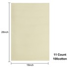 Aida Cloth 11 Count Cross Stitch Fabric 19  28inch  11ct off White 