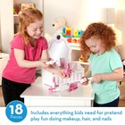 Melissa   Doug Wooden Beauty Salon Play Set  18 Pcs Vanity Toy For Kids Ages 3 