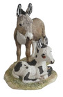 Rare Vintage Donkey Ornament Jenny   Penny By Border Fine Arts Perfect Condition