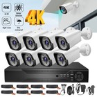 8ch H 265  5mp Lite 4k Hd Outdoor Cctv Home Security Camera System Kit With Dvr