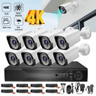 Sistema De Seguridad 8 Camaras Para Exterior 4k Cctv Con Visi  n Nocturna W  1tb