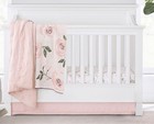 Pottery Barn Kids Amelia Tencel Crib Skirt Pink 16    Drop New No Tags