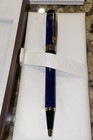          nos  Waterman Man 100 Patrician Ballpoint Pen - Lapis Blue   Gold - Unused