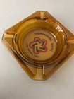 Vtg Ashtray Las Vegas  Thunderbird Hotel Amber Bicentennial Usa Cigar Cigarette 
