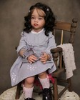 30  Realistic Reborn Baby Doll Rooted Soft Hair Toddler Girl Custom Diy Toy Gift