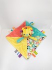Bright Starts Lion Lovey Plush Baby Security Blanket W  Colorful Tags
